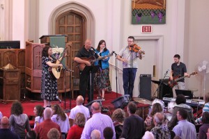 Worship Team Leading First Service